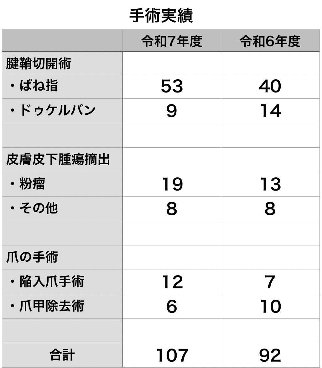 令和6年度手術実績